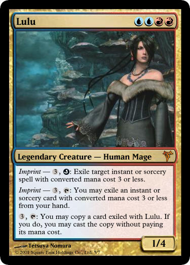 Lulu, MtG'd by eternaldeath09 on DeviantArt Lulu, MtG'd by eternaldeath09 on DeviantArt
