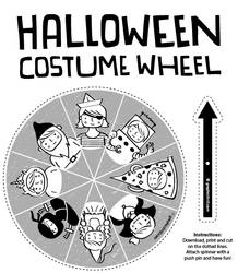 Halloween Costume Wheel