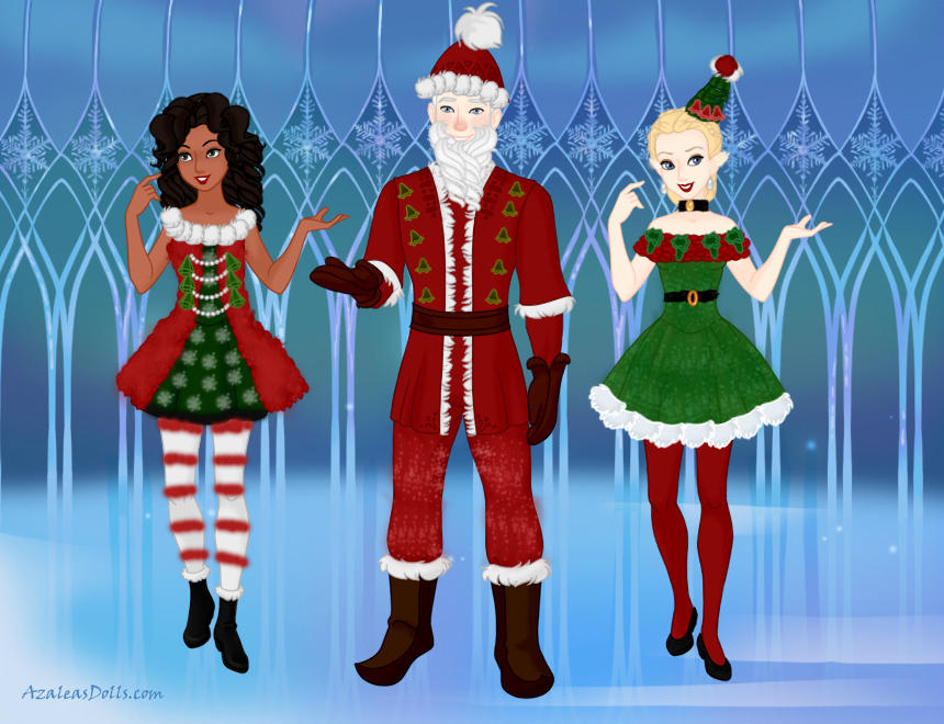 Santa and his helpers by Thecatsaesthetics on DeviantArt