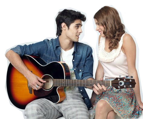 Violetta y Tomas PNG