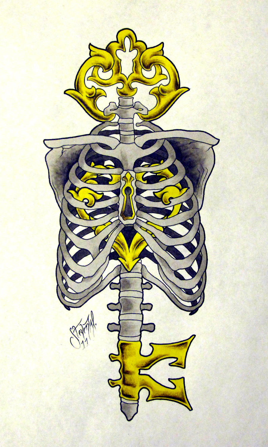 Skeleton Runes Key Skeleton Key by StevenWorthey on DeviantArt