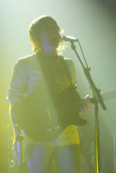 tegan in yellow light