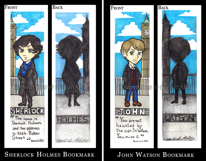 Sherlock BBC Bookmarks