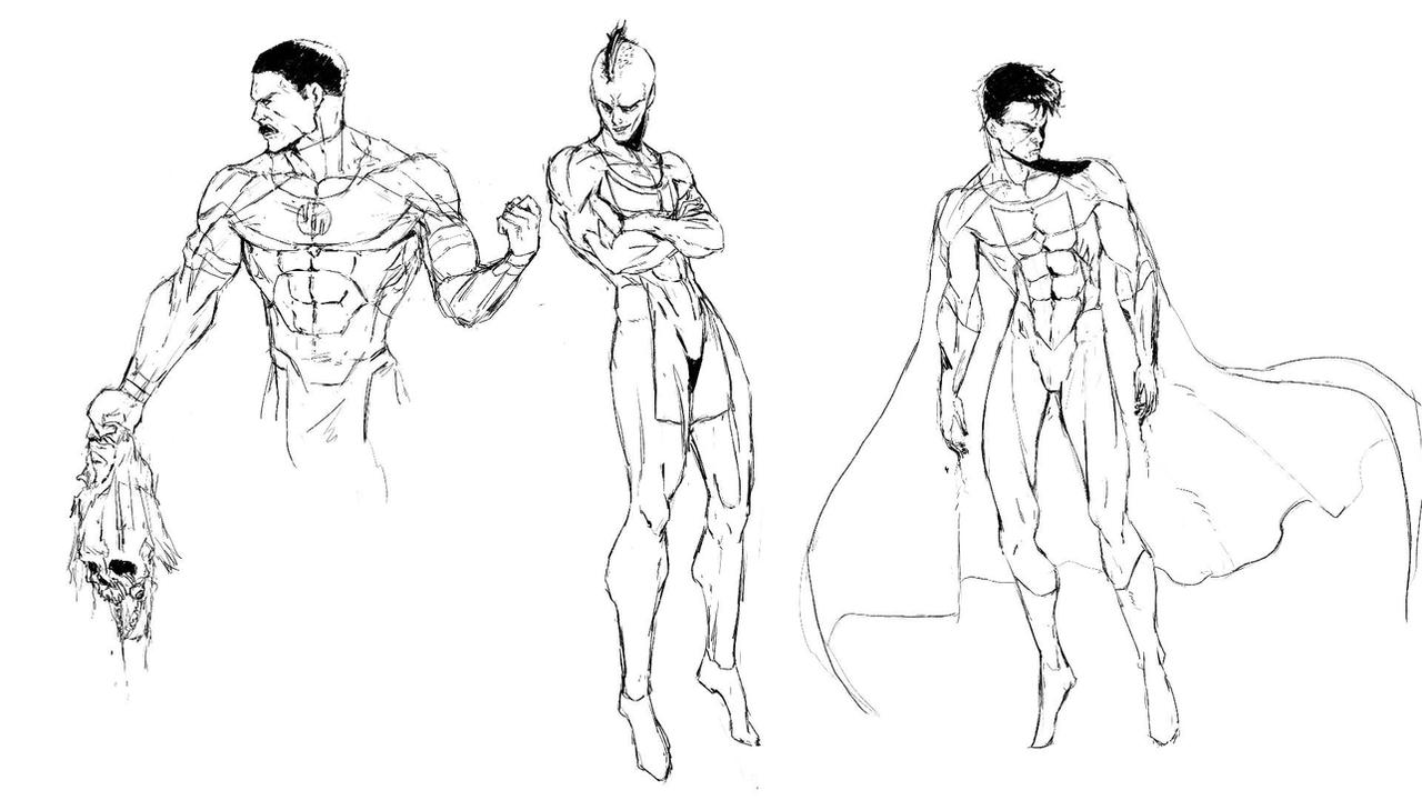 Invincible Variations Drawing Invincible sketches by crolingo on DeviantArt