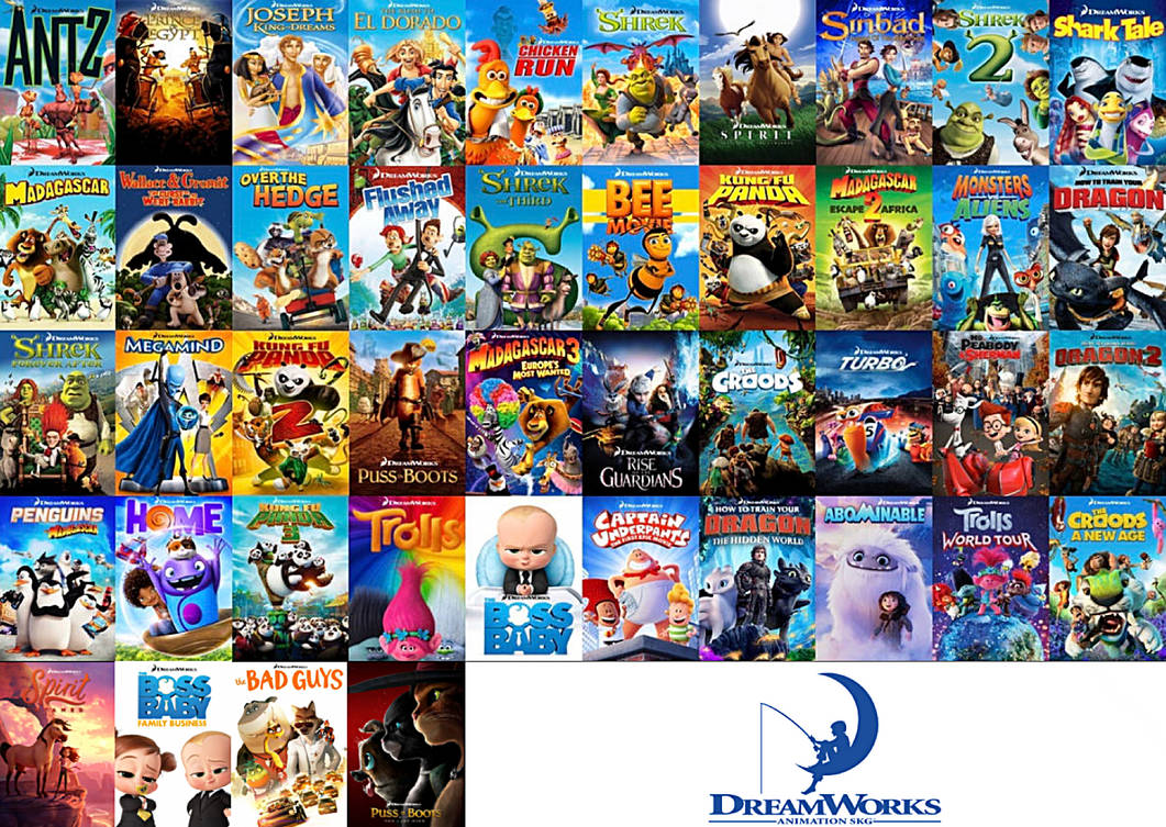 Dreamworks Animation Movies (Updated 2022) by CoolTeen15 on DeviantArt