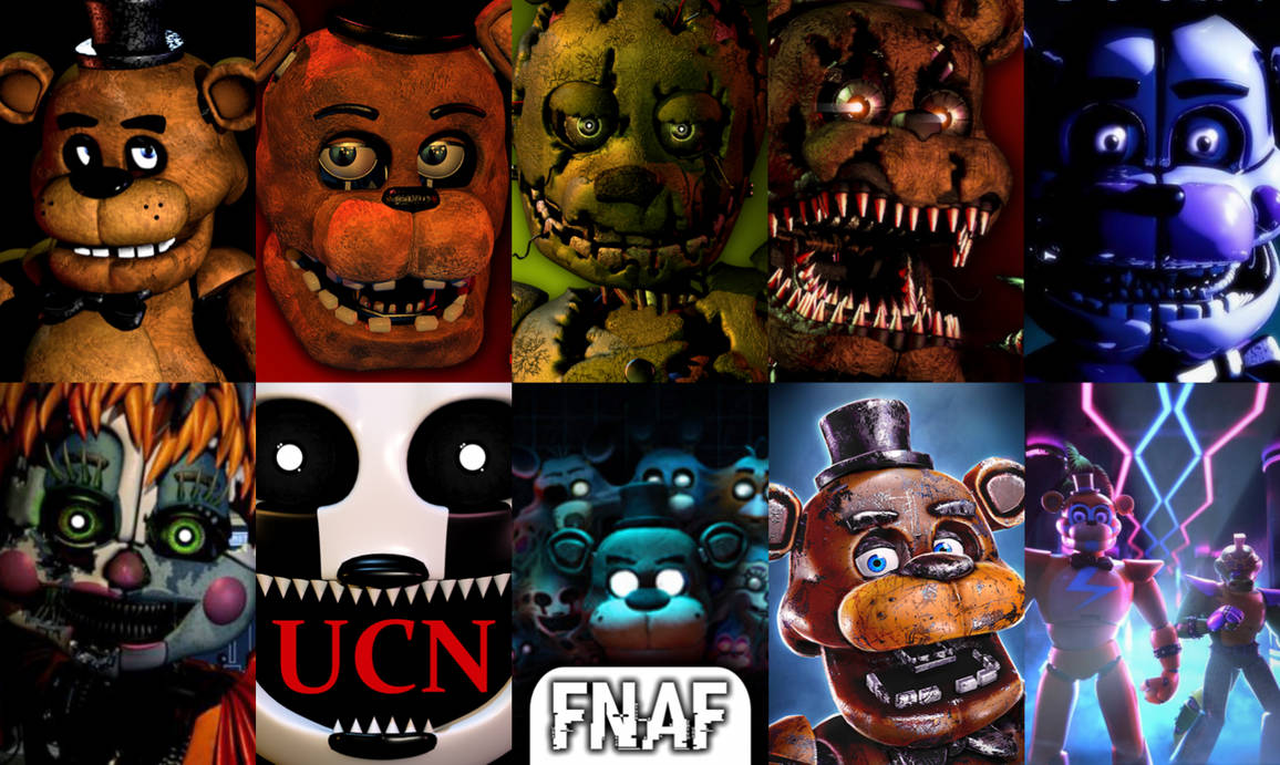 Top 10 FNAF Characters by GoddessAriea on DeviantArt