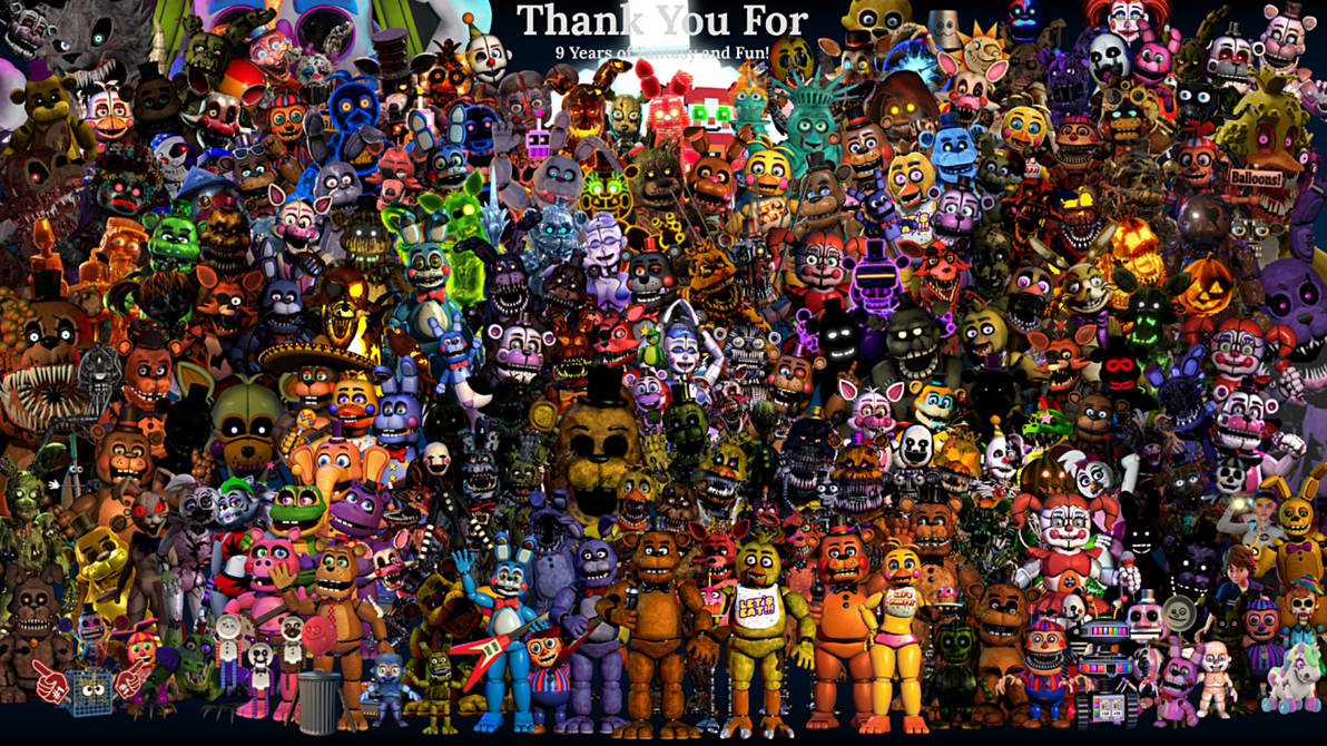 FNAF (10 games and 9 years) by CoolTeen15 on DeviantArt