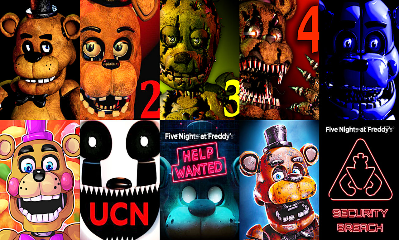 All Five Nights At Freddy's Games In Order