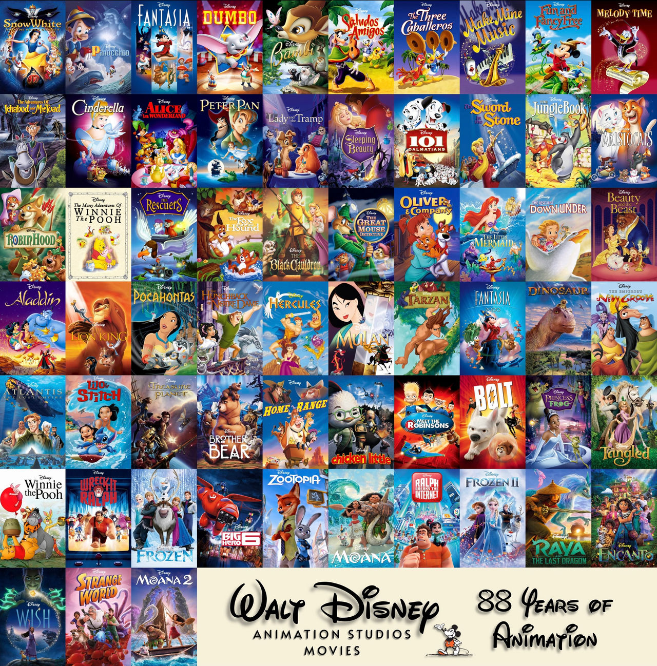 Walt Disney Animation Studios Movies by CoolTeen15 on DeviantArt