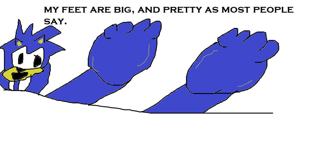 sonic's cute feet tease^^ by XXQuinnTheWolfXX on DeviantArt