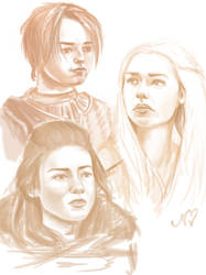 Girls from Game of Thrones