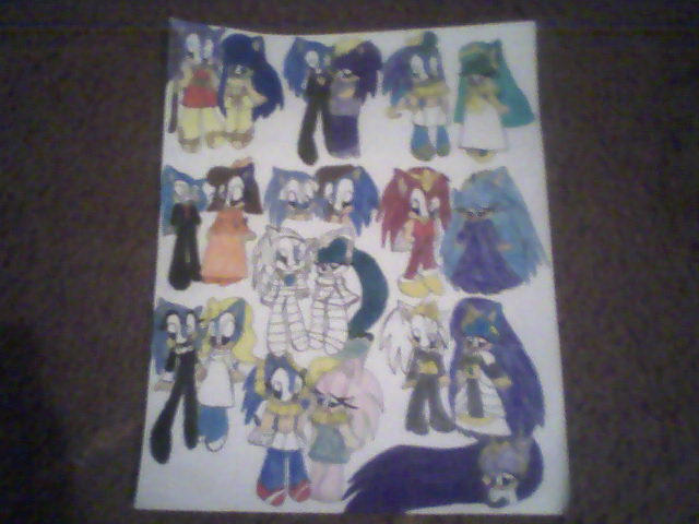 Sonic's Family Tree kinda by PrincessShannon07 on DeviantArt