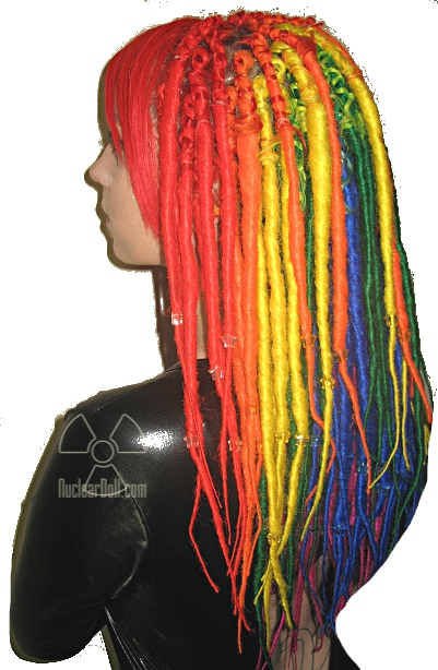 Rainbow Synthetic Dreads