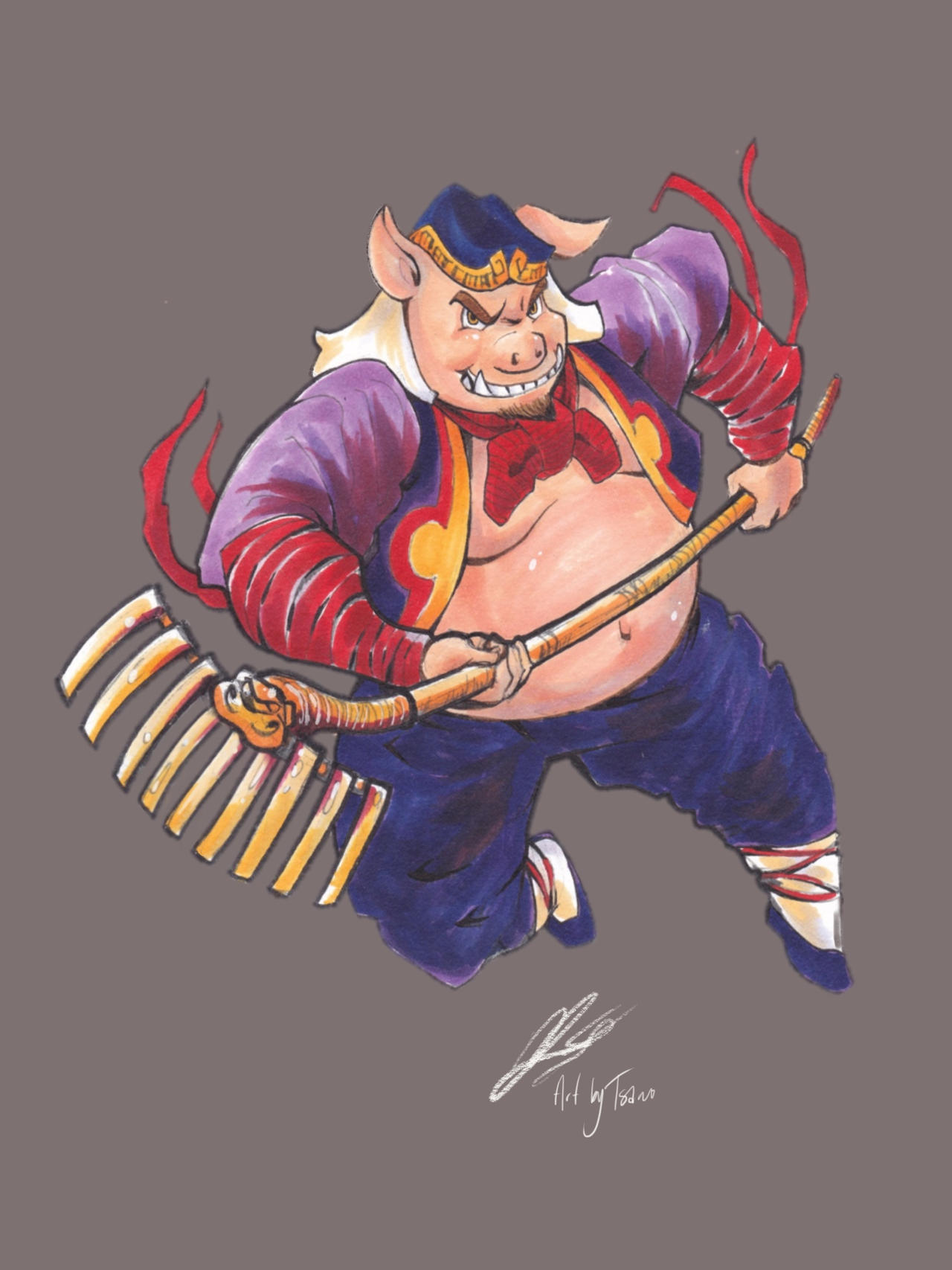 Zhu Bajie by Tsano on DeviantArt