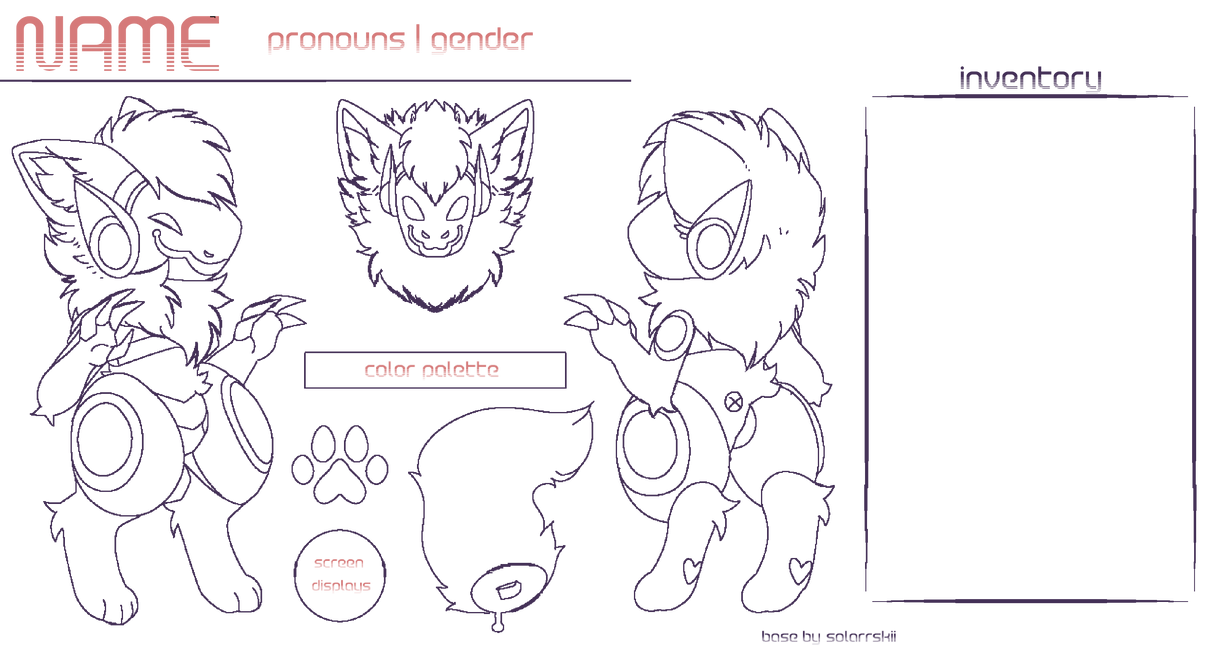FREE TO USE PROTOGEN REF BASE by SolarrSkii on DeviantArt
