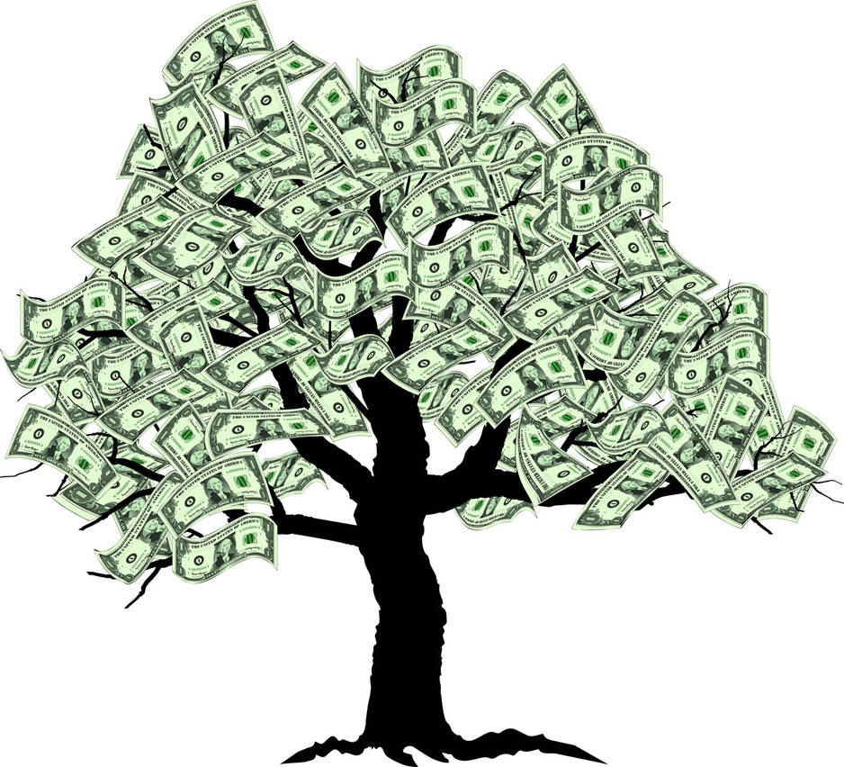 Березка деньги. Дерево с деньгами. Доллар дерево. Дерево с денежками. Денежное дерево с деньгами.