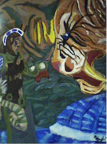 Predators Rapport Predator's Rapport -Painting by FictionTrithart on DeviantArt