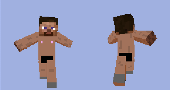 Minecraft Naked Man Skin