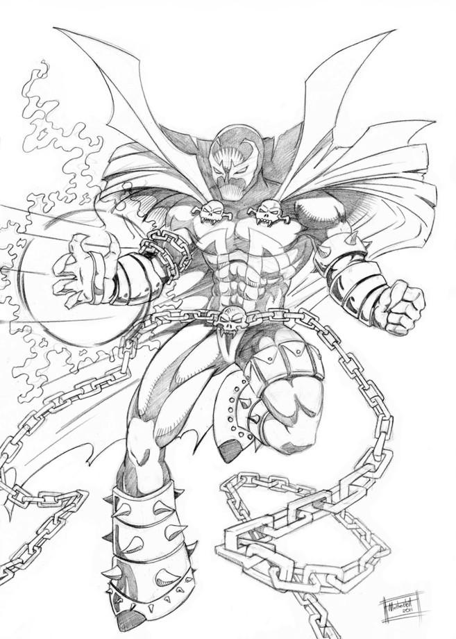 Spawn - sketch by admalmeida on DeviantArt