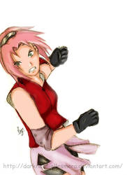 haruno sakura by darkness-ellesmera