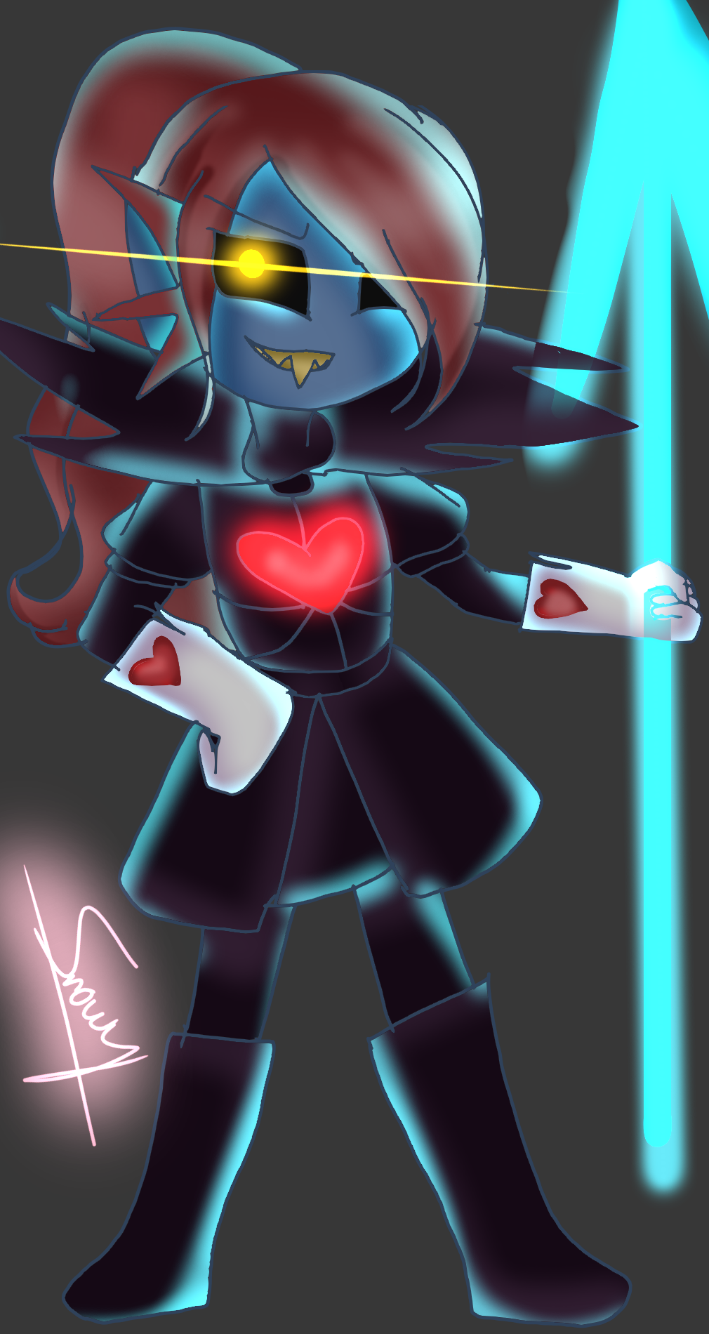 Undyne the Undying by Chinny-FlareySnowzz on DeviantArt