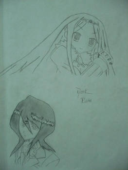 SKETCH 2-Rukia and Sapphire