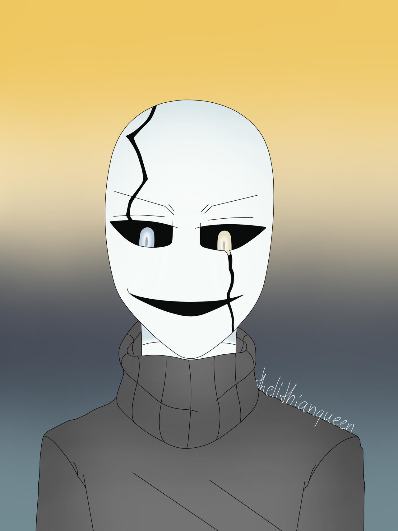 Gaster by thelithianqueen on DeviantArt