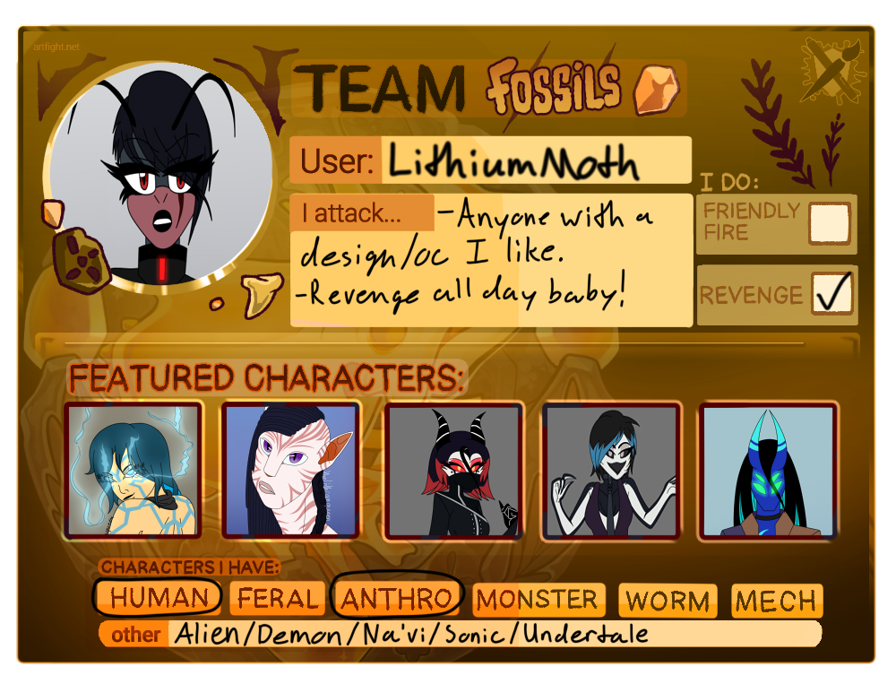 Artfight Card