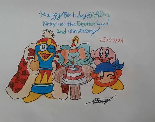 Kirby and the Forgotten Land 2nd anniversary