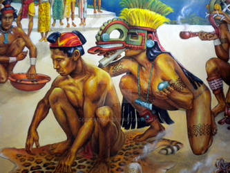 Shamaness of Ometepe Island, Nicaragua, AD 500 by coricancha