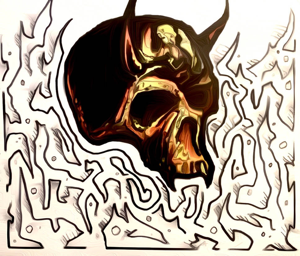 Demon with fire by HarvesterArtStudio on DeviantArt