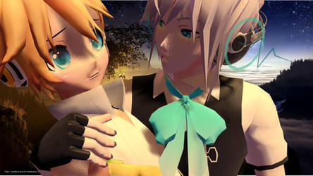 MMD Piko x Len (Yaoi)