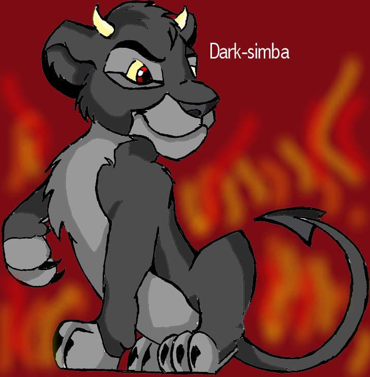 Spooky Simba dark simba by dark-simba on DeviantArt