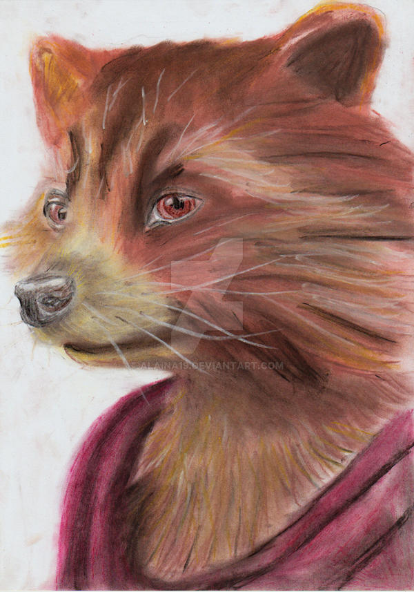 rocket the raccoon by Alaina19 on DeviantArt