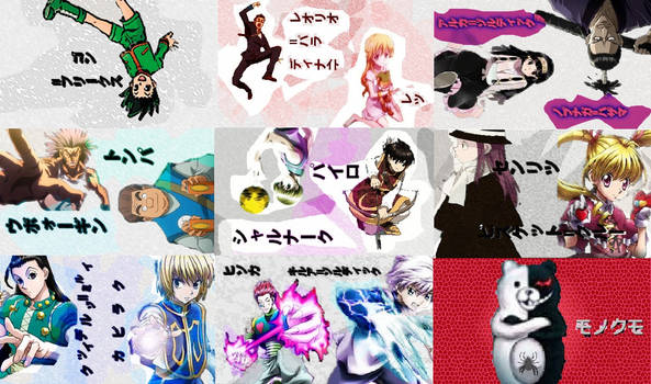 Hunter x Hunter 2011-2012-2013 Main Characters by Kanon58