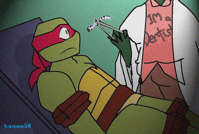 Say Ahh~ Baxter the Dentist (TMNT2012 Raphael)