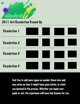 Art Resolution 2011 Roundup Template