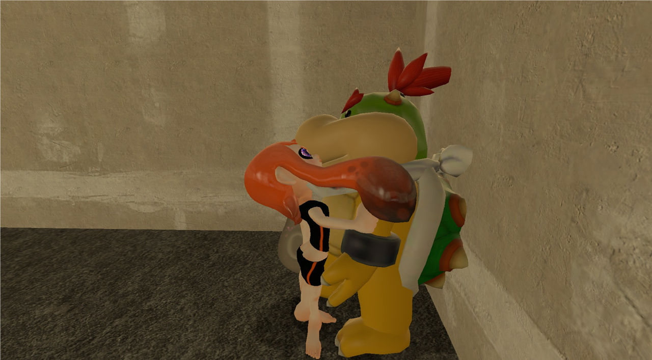 Inkling Girl X Bowser Jr By Willosaurusmoore On Deviantart