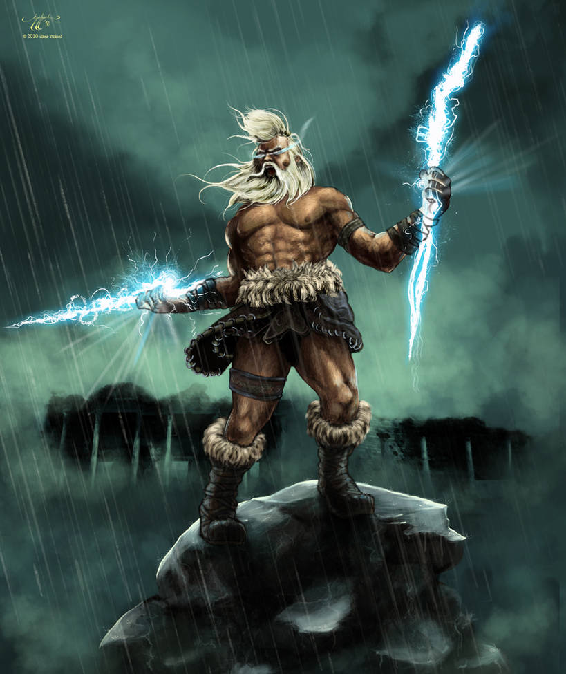 Angry Zeus by ilker-yuksel