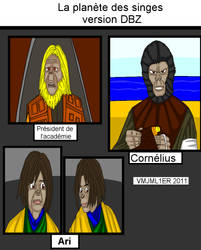 PLANET OF THe APES version DBZ