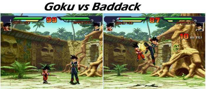 Goku vs baddack