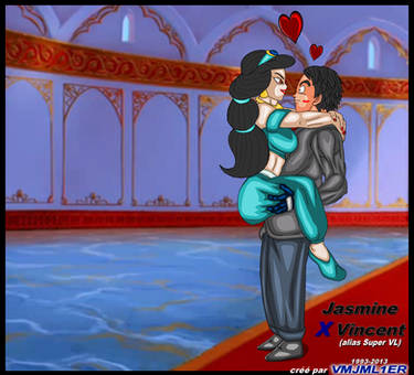 Couple,Disney DBZ,Jasmine X Vincent