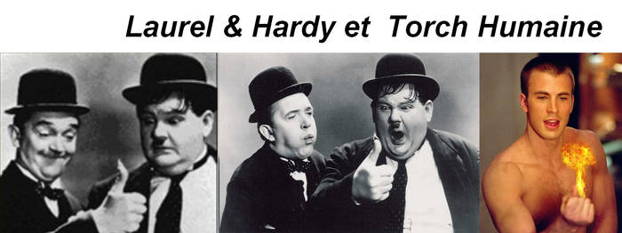 Laurel et Hardy et Torch Humaine