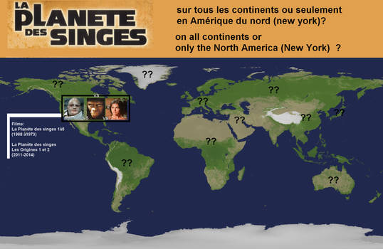 Planete des Singes - carte planetaire