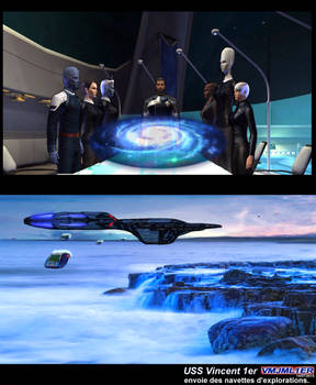 USS Vincent 1er, navettes d 'explorations