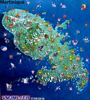 Pokemon Martinique map peuple