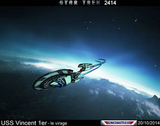 USS Vincent1er - le virage
