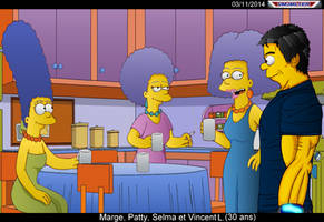 Marge Patty Selma et Vincent -03 11 2014