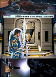 Vinceus Lumis et la Corvette Corelienne