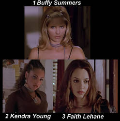 Tueuses de vampire-Buffy,Kendra,Faith